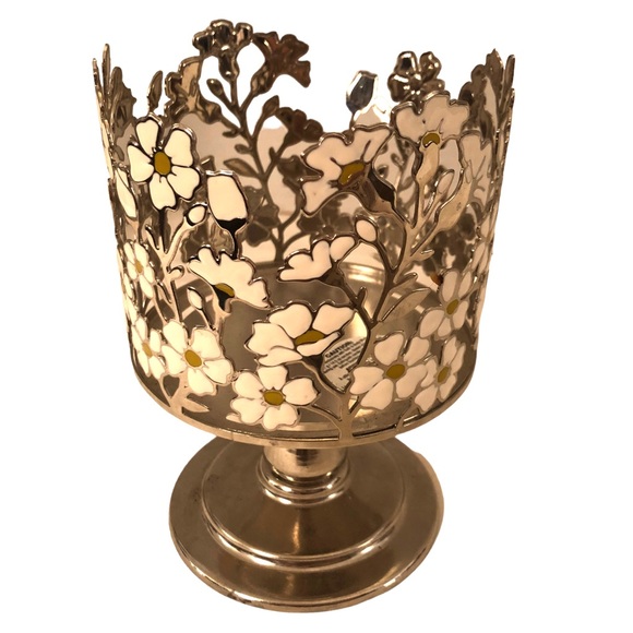 Bath & Body Works White Daisy Large Candle Holder - Picture 4 of 5